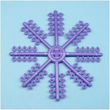 Separační gumičky Standard - fialové (12 hvězdic)