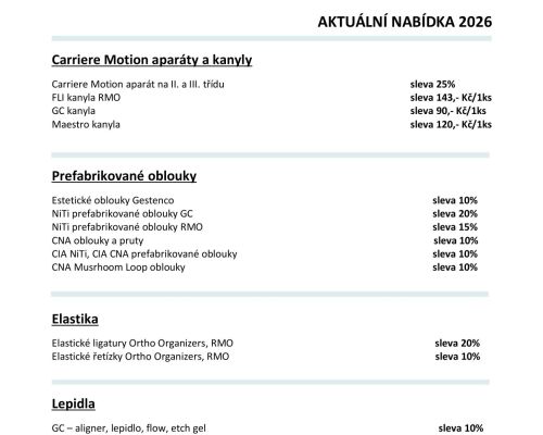 AKTUÁLNÍ NABÍDKA 2026